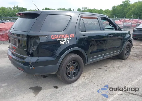 2013 Ford Police Interceptor from USA, damaged, VIN 1FM5K8AR1DGC06884